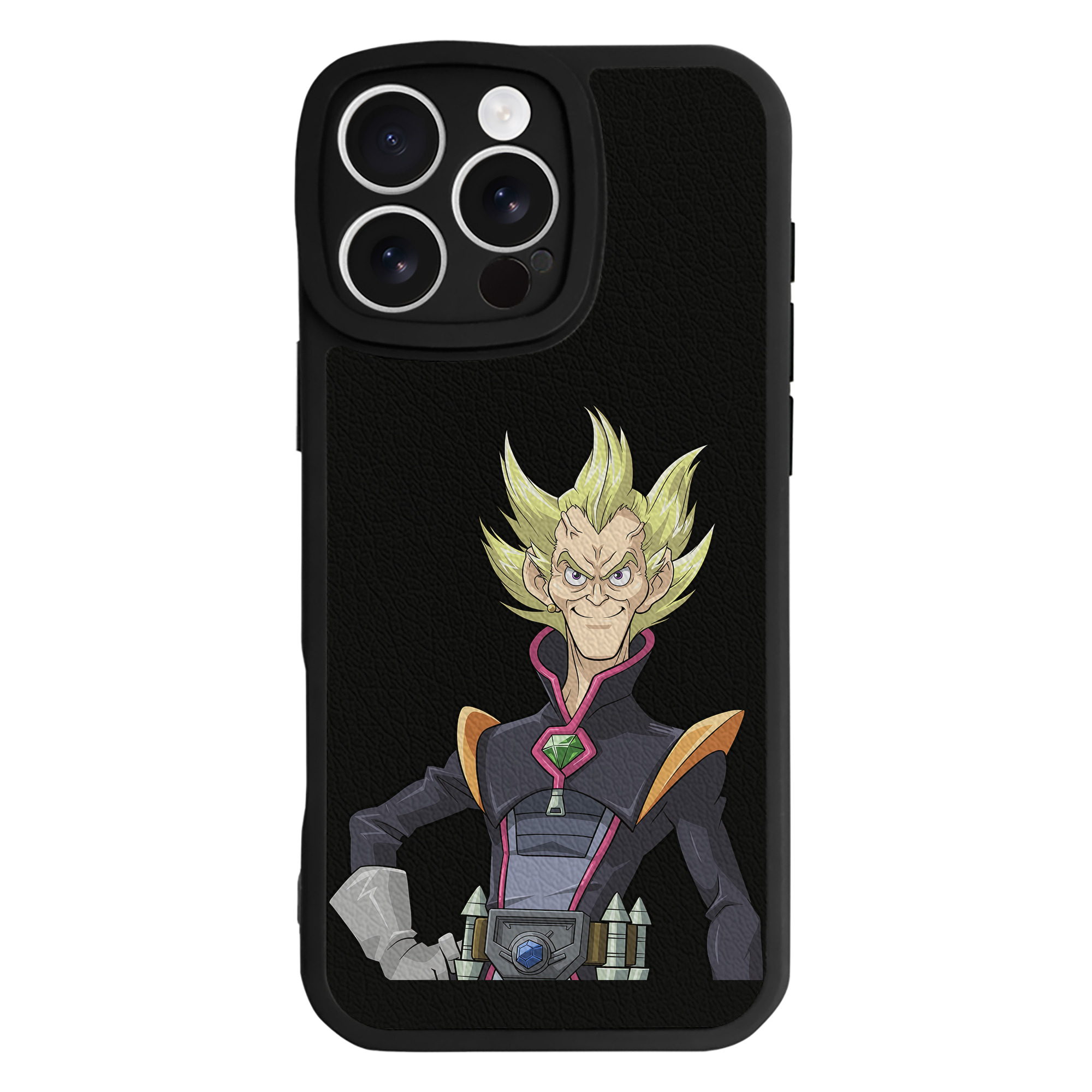 遊☆戯☆王 Yu-Gi-Oh! 【iPhone 16シリーズ対応】シリコンスマホケース（レザー調） 材質：シリコン